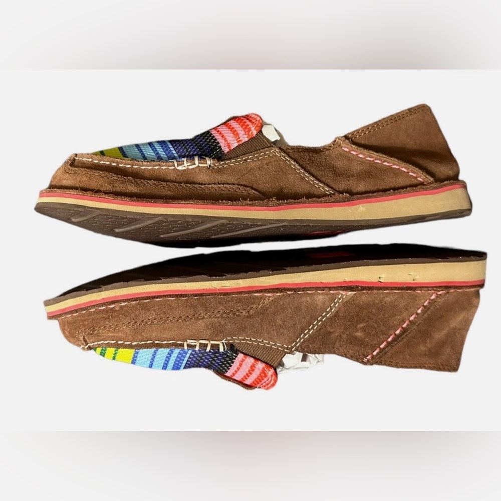 Ariat Women's Size 6.5 Cruiser Palm Serape Shoes Loafers Suede Slip Ons Rainbow - Picture 6 of 12